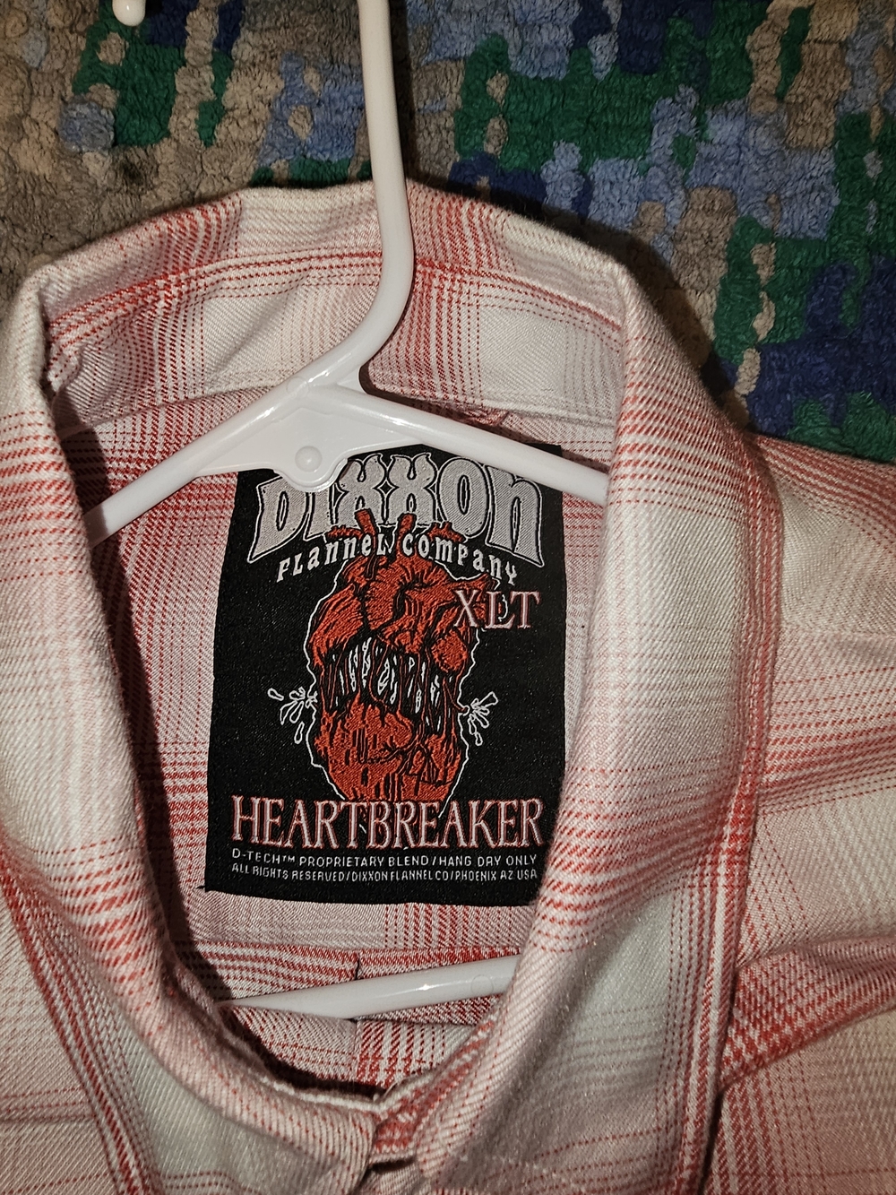 DIXXON Red and White Plaid Flannel Shirt: The Heartbreaker